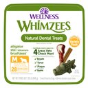 WHIMZEES by Wellness Variety Box Dental Chews Natural Grain-Free Dental Dog Treats, Medium, 28 count