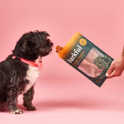 Show full view: Barkful Chicken Tender Human Grade Adult Dehydrated Dog Treats, 4-oz bag slide 5 of 8