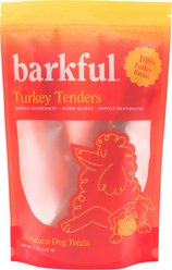 Barkful Turkey Tender Human Grade Adult Dehydrated Dog Treats, 4-oz bag slide 1 of 3