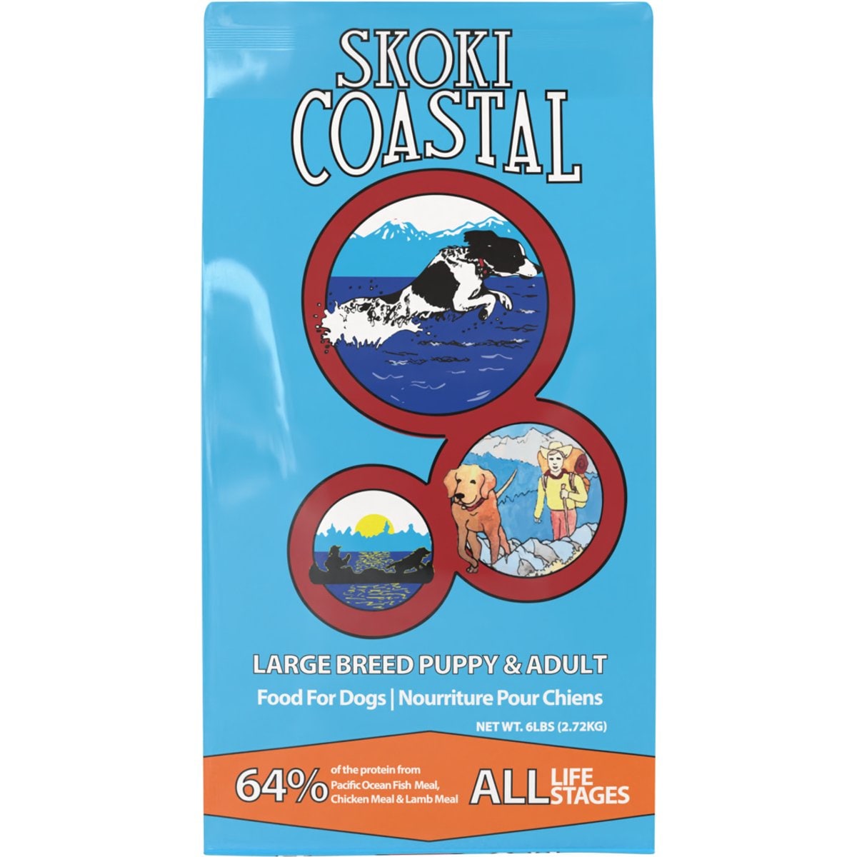 Firstmate Skoki Coastal Mackerel Dry Dog Food, 6-lb bag