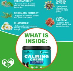 Beloved Pets Melatonin Bacon Flavored Chews Calming Supplement for Dogs, 10-oz bag slide 2 of 7