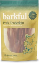 Barkful Pork Tenderloin Human Grade Adult Dehydrated Dog Treats, 4-oz bag