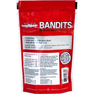Marshall Bandits Premium Meaty Bacon Flavor Ferret Treats, 3-oz bag