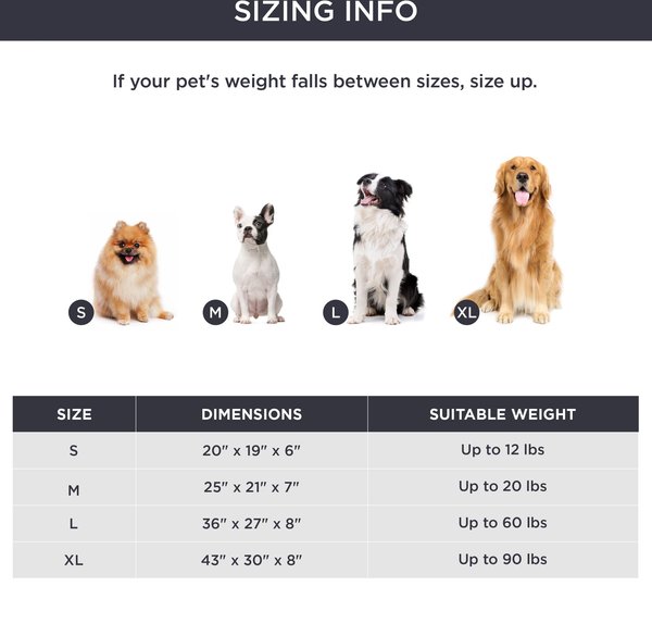 Show full view: Bedsure Orthopedic Bolster Dog Bed with Removable Cover, Cream, Medium slide 6 of 8