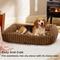 Show in main carousel: Bedsure Orthopedic Bolster Dog Bed with Removable Cover, Copper Brown, Large slide 4 of 8