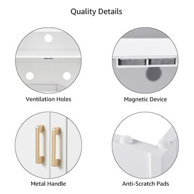 Show full view: Unipaws Enclosed Cat Litter Box, White slide 7 of 8