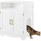 Show in main carousel: Unipaws Enclosed Cat Litter Box, White slide 5 of 8