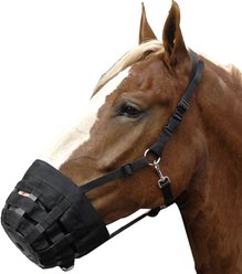 Best Friend Deluxe Grazing Horse Muzzle, Oversize 