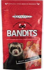 Marshall Bandits Premium Meaty Bacon Flavor Ferret Treats, 3-oz bag