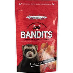 Marshall Bandits Premium Meaty Bacon Flavor Ferret Treats, 3-oz bag
