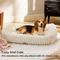 Show in main carousel: Bedsure Orthopedic Bolster Dog Bed with Removable Cover, Cream, Large slide 4 of 8