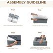 Show in main carousel: Bedsure Orthopedic Bolster Dog Sofa Bed with Removable Cover, Self Warming-Grey, Large slide 7 of 10
