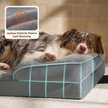 Show in main carousel: Bedsure Orthopedic Bolster Dog Sofa Bed with Removable Cover, Self Warming-Grey, Large slide 3 of 10