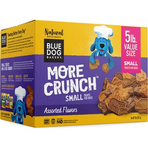 Blue Dog Bakery More Crunch Value Pack Assorted Flavors Small Dog Treats, 5-lb box