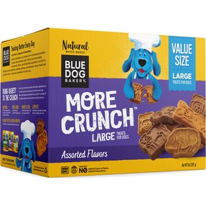 Blue Dog Bakery More Crunch Assorted Flavors Dog Treats, 5-lb box
