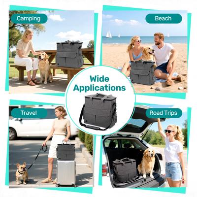 Show full view: Niubya Dog Travel Bag, Grey slide 9 of 10