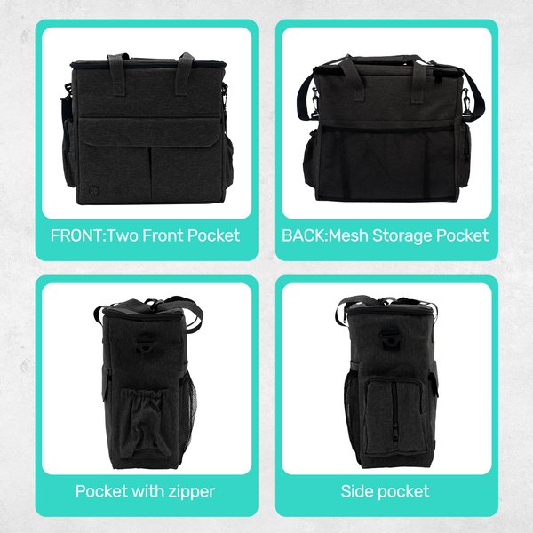 Show full view: Niubya Dog Travel Bag, Black slide 8 of 9