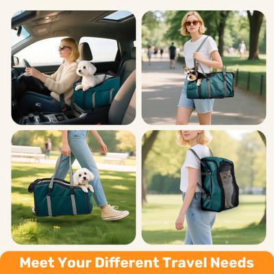 Show full view: Niubya Dog Car Booster Seat, Green slide 5 of 10