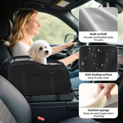 Show full view: Niubya Dog Car Booster Seat, Black slide 4 of 10