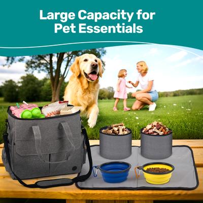 Show full view: Niubya Dog Travel Bag, Grey slide 4 of 10