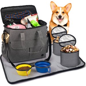 Niubya Dog Travel Bag, Grey