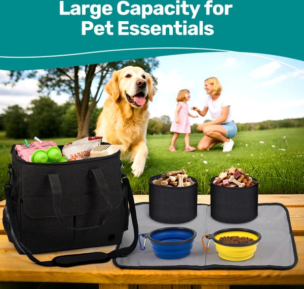 Show full view: Niubya Dog Travel Bag, Black slide 4 of 9