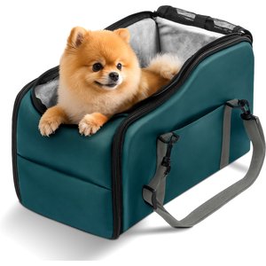 Niubya Dog Car Booster Seat, Green