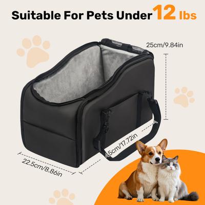 Show full view: Niubya Dog Car Booster Seat, Black slide 2 of 10