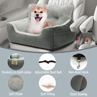 Show full view: Niubya Dog Car Seat, Grey slide 3 of 7