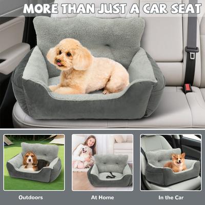 Show full view: Niubya Dog Car Seat, Grey slide 5 of 7