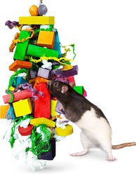 Vila Colorful Hanging Teeth Grinding Rat Guinea-Pig & Small Animal Wooden Chew Blocks, 16-in slide 2 of 6