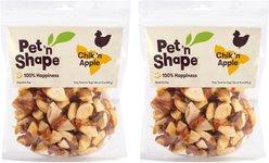 Pet 'n Shape Chik 'n Apple Dog Treats, 16-oz bag, bundle of 2