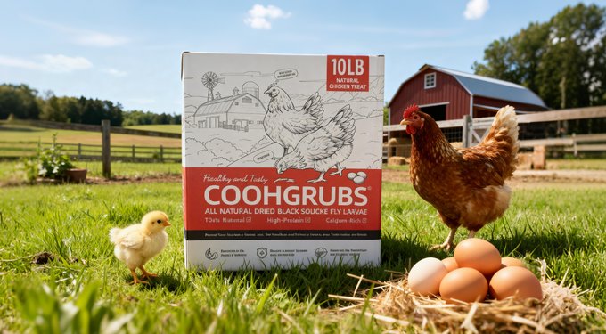 COOHGRUBS Dried Black Soldier Fly Larvae Bird Treat