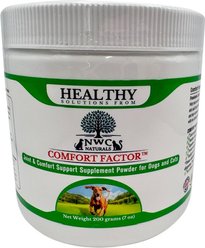 NWC Naturals Comfort Factor Dog & Cat Supplement, 7.05-oz bottle, 200-grams