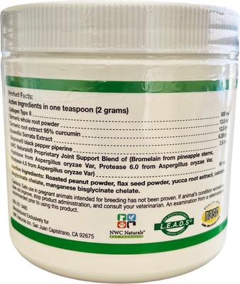 Show full view: NWC Naturals Comfort Factor Dog & Cat Supplement, 7.05-oz bottle, 200-grams slide 3 of 5
