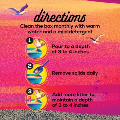 Show full view: Tidy Cats Bahama Sunset Odor Control Formula Scented Clumping Cat Litter, 14-lb jug slide 10 of 12