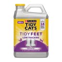 Tidy Cats Tidy Feet Low Tracking Unscented Clumping Clay Cat Litter, 20-lb jug, case of 2
