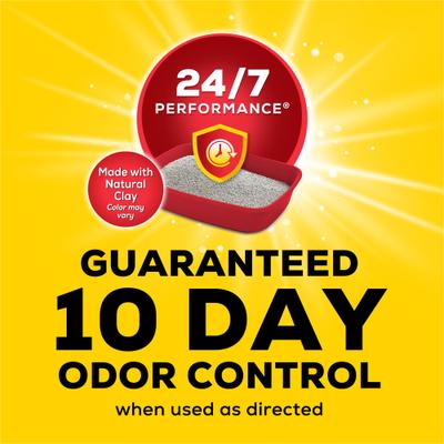 Show full view: Tidy Cats 24/7 Performance Odor Control Scented Clumping Cat Litter, 34-lb pail refill bag slide 6 of 14