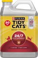 Tidy Cats 24/7 Performance Odor Control Scented Clumping Cat Litter, 20-lb jug, case of 2