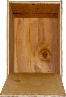 Show full view: YML Wooden Bird Nest Box, Brown, X-Large slide 4 of 5