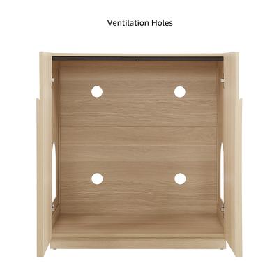 Show full view: Unipaws High Type Cat Litter Box Enclosure, Arched Wood slide 7 of 7