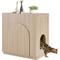 Show in main carousel: Unipaws High Type Cat Litter Box Enclosure, Arched Wood slide 1 of 7