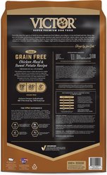 VICTOR Grain-Free Chicken Meal & Sweet Potato Recipe Dry Dog Food, 30-lb bag slide 2 of 9