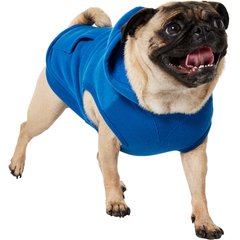 Frisco Basic Dog & Cat Hoodie, Navy, Medium