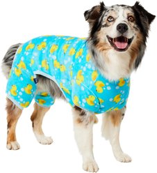 Frisco Dog & Cat Cozy Plush Fleece PJs, Blue, XX-Large