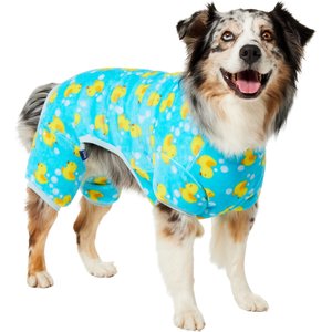 Frisco Dog & Cat Cozy Plush Fleece PJs, Blue, XX-Large