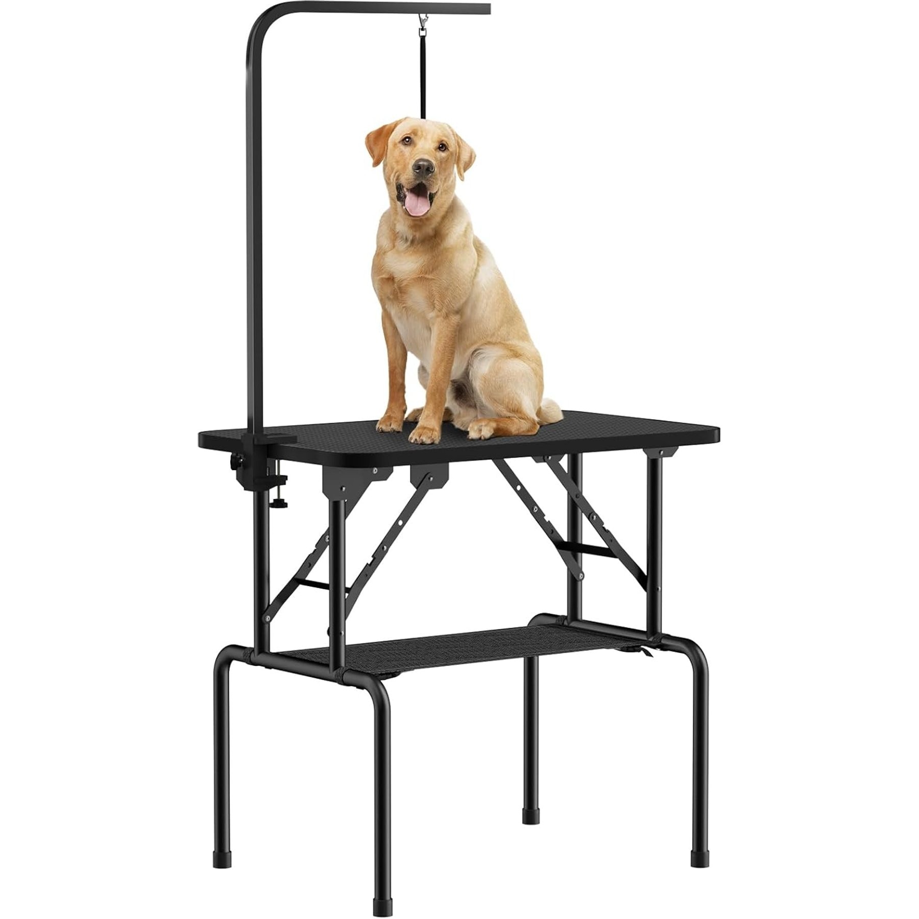 LovMor Foldable Mesh Dog Grooming Table, 32-in