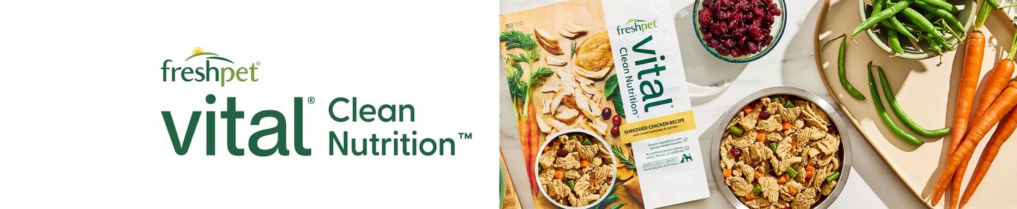 freshpet. vital. Clean Nutrition.
