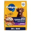 Pedigree Tender Bites Complete Nutrition Chicken & Steak Flavor Dry Dog Food, 30-lb bag