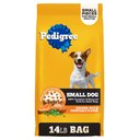 Pedigree Small Dog Complete Nutrition Roasted Chicken, Rice & Vegetable Flavor Small Breed Adult Dry Dog Food